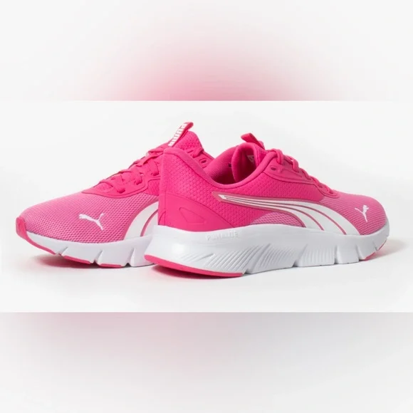 NEW [Puma] FlexFocus Athletic Casual Sneakers Pink/White Youth Kids Girls Sz 10 - Picture 4 of 12